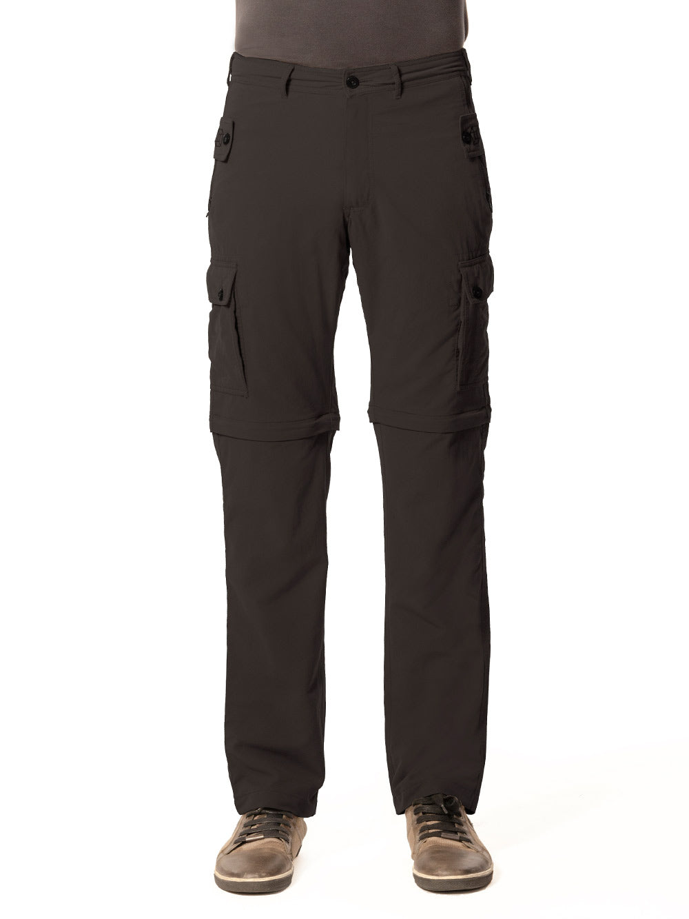 Pick-Pocket Proof Convertible Travel Pants Grey / 30x30